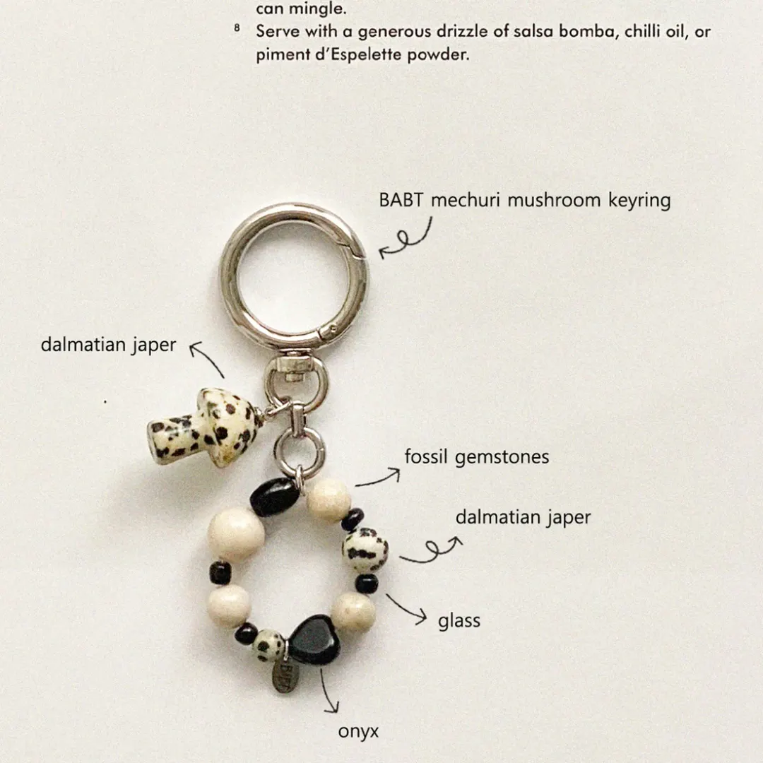 mechuri mushroom keyring