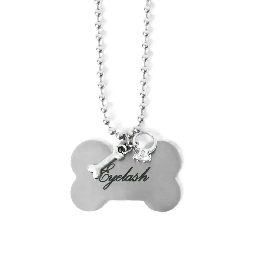 Eyelash necklace