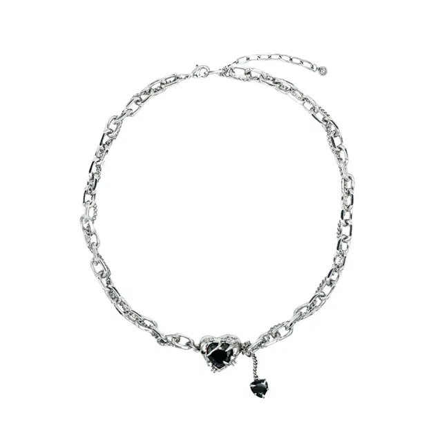 [Celeb Pick] Black grand Aube Necklace