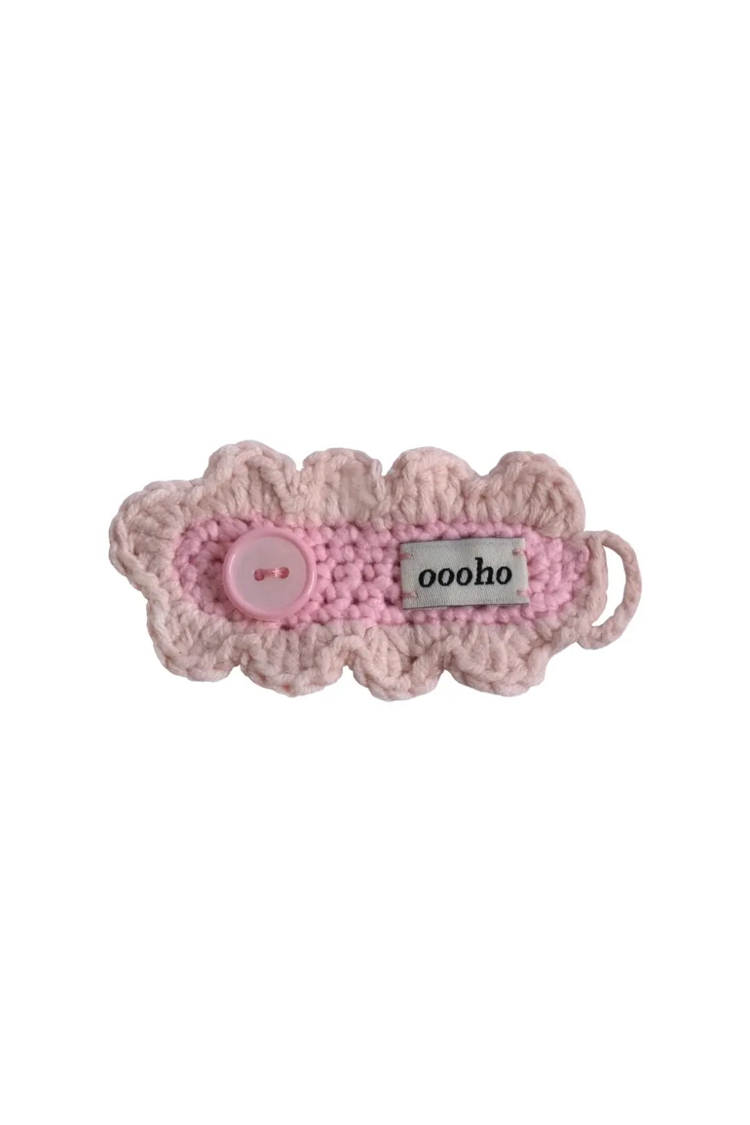 Blush Frill Earphone Holder
