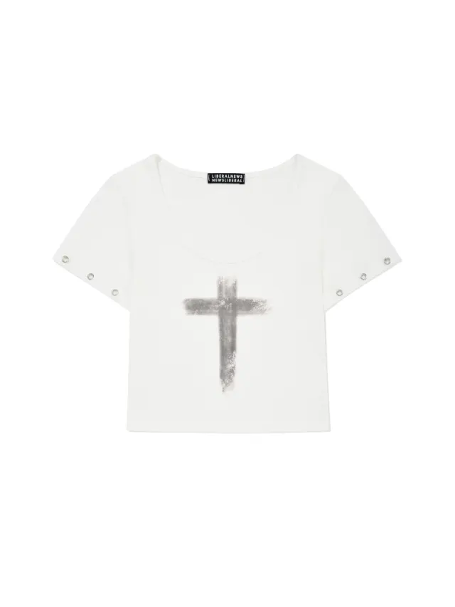 25SS SILVERCROSS SHORT T-SHIRT_WHITE