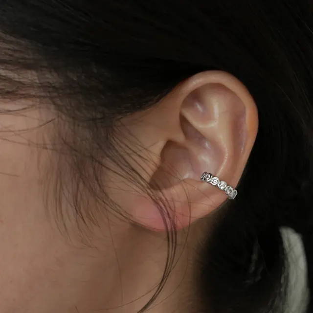 [Silver925] Pythio Snow Ear cuff