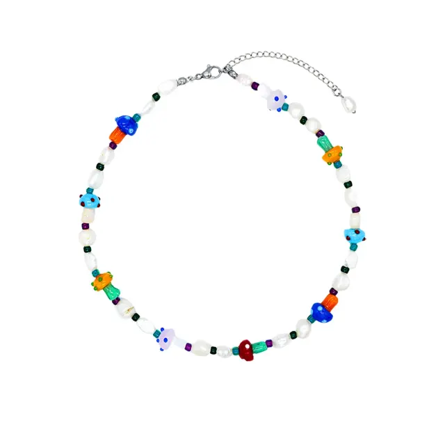 Toy mushroom Necklace