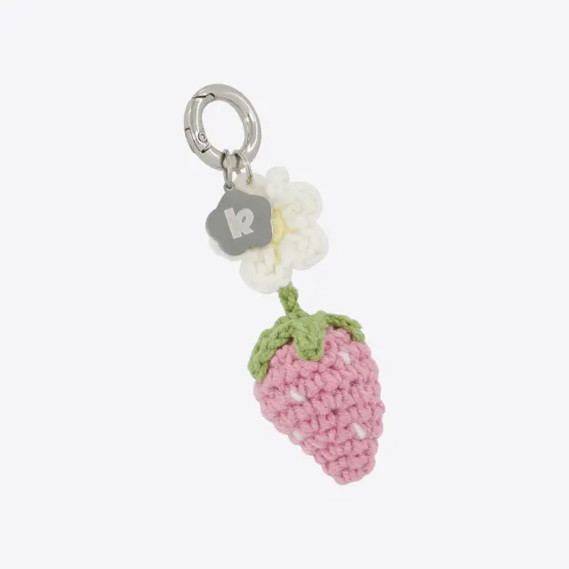 Berry Knit Keyring (Handmade)