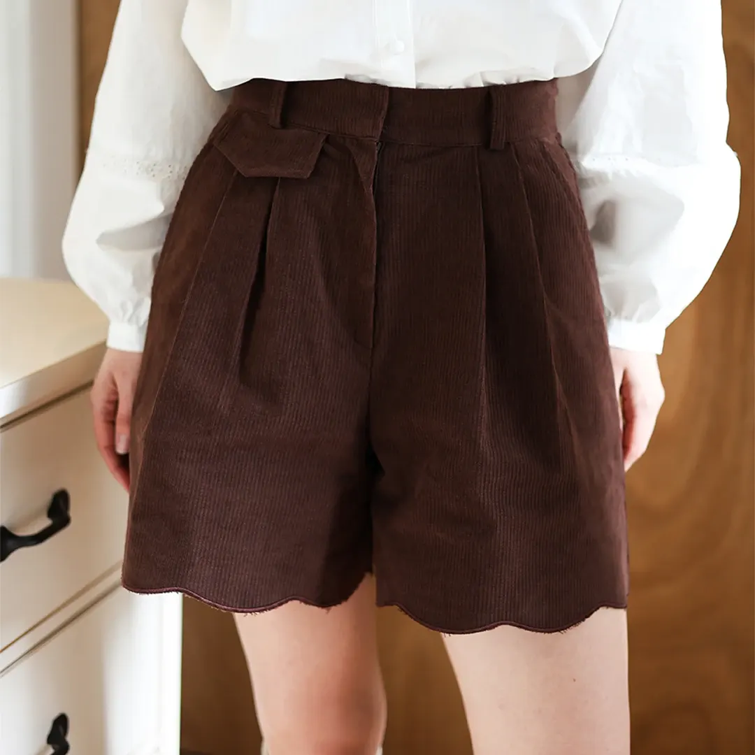Tulip Corduroy Pants_brown