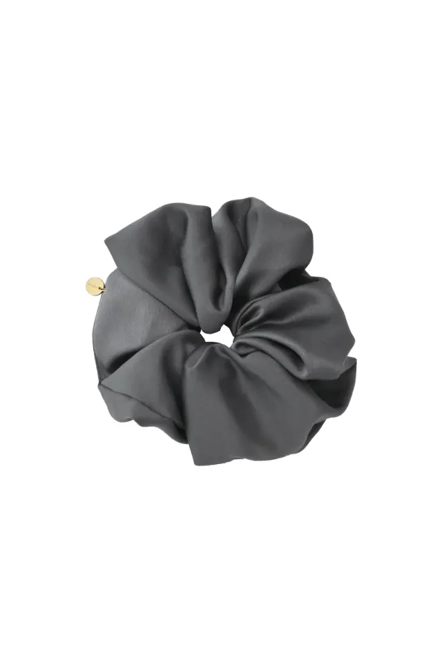 oooho Classic Scrunchie - Charcoal