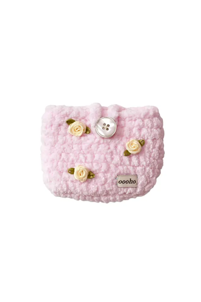 Pink Flower Pouch