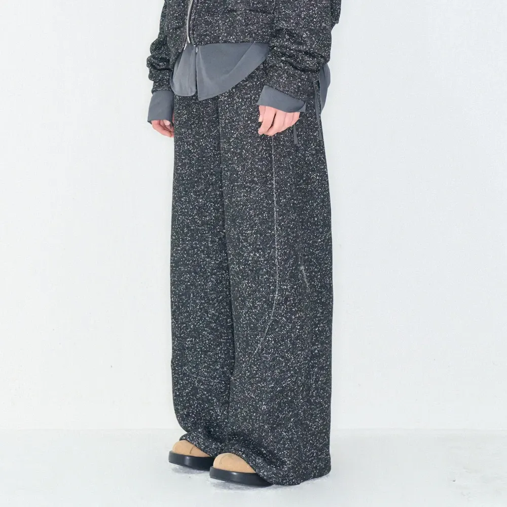 BOKASHI WIDE PANTS BLACK
