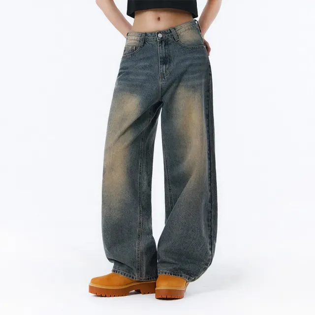BTB: BREEZE WASHING JEANS [DUSTY BLUE]