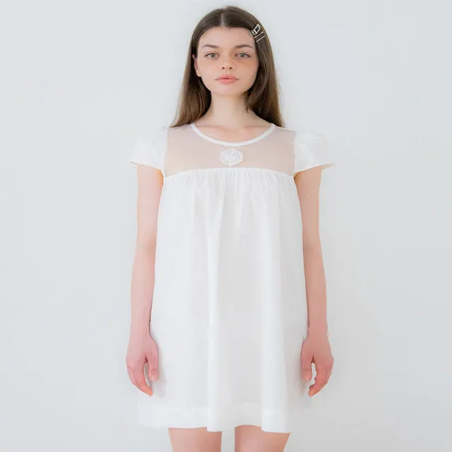 Motif Dress_white