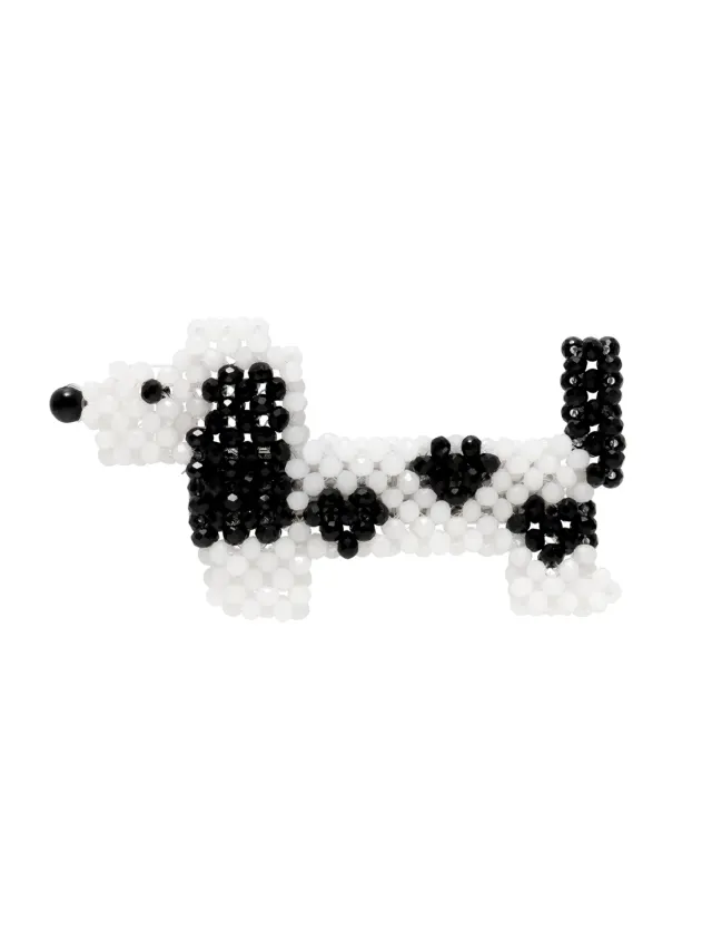 Heart Puppy Hairclip (Black)