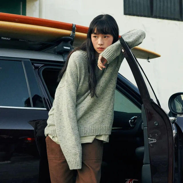Brison Mild Round Knit Sweater Mint