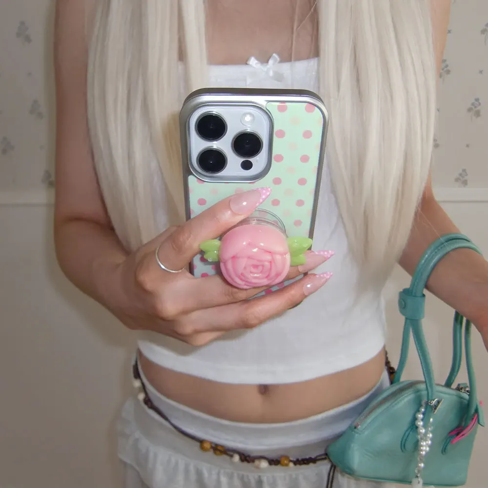 【MagSafe対応】Summer Dot Case_Pale Mint