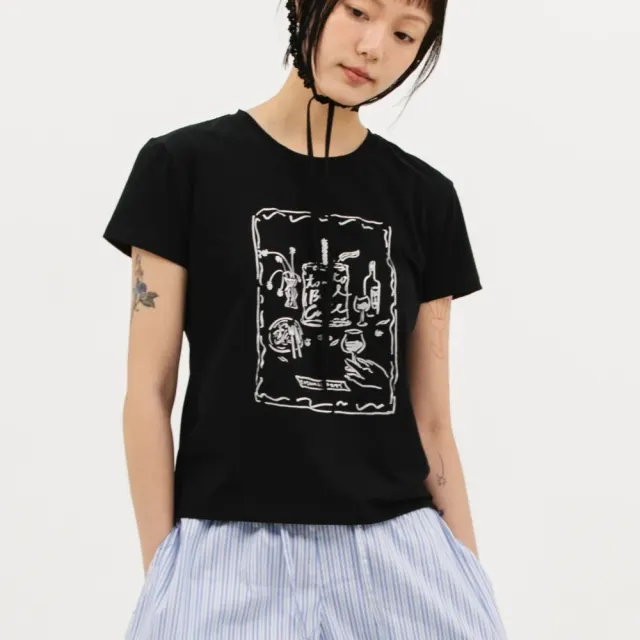 Cake Party T-shirt_Black