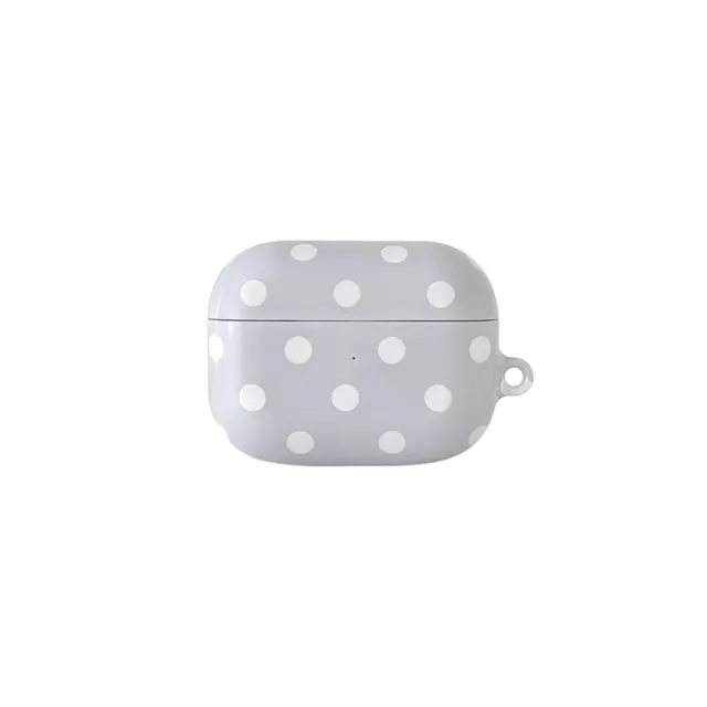 Dot Pattern AirPods Case - Grey