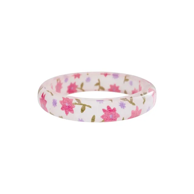 Floral Fabric Bangle