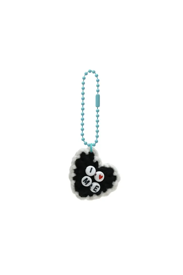 I Love Me Key Ring - Black