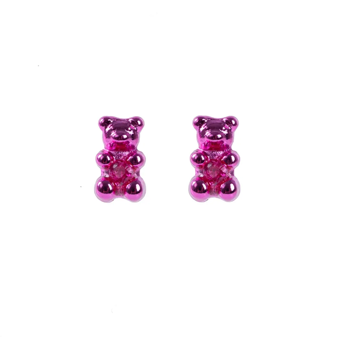 Petit Bear Earrings_Pink