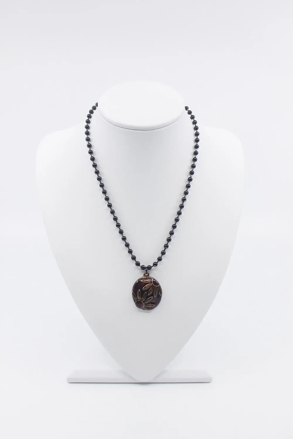 紅煙 Antique sunflower necklace