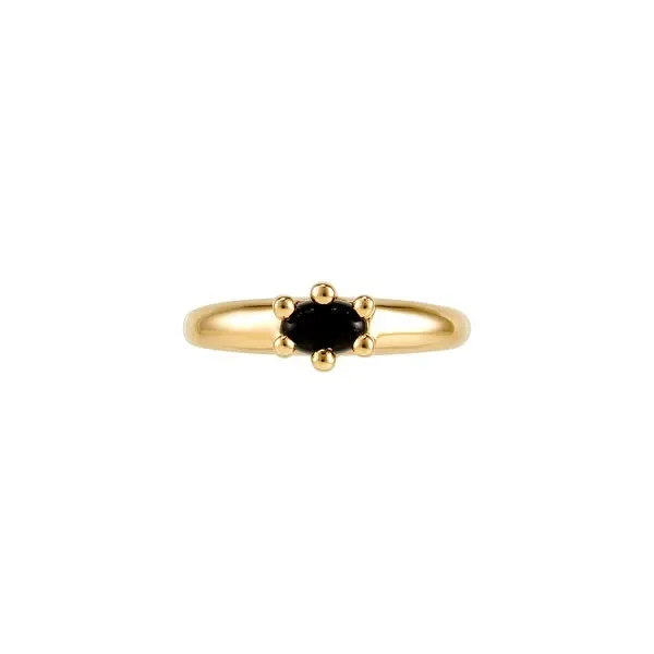 lace ring (onyx)
