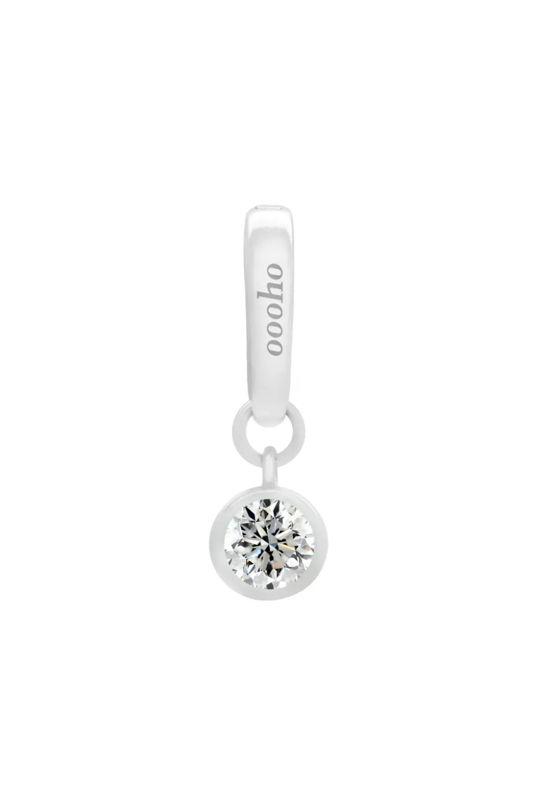 Round Cubic Detachable Charm