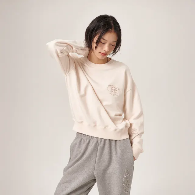 Sunnset Womens Sweatshirt Cream