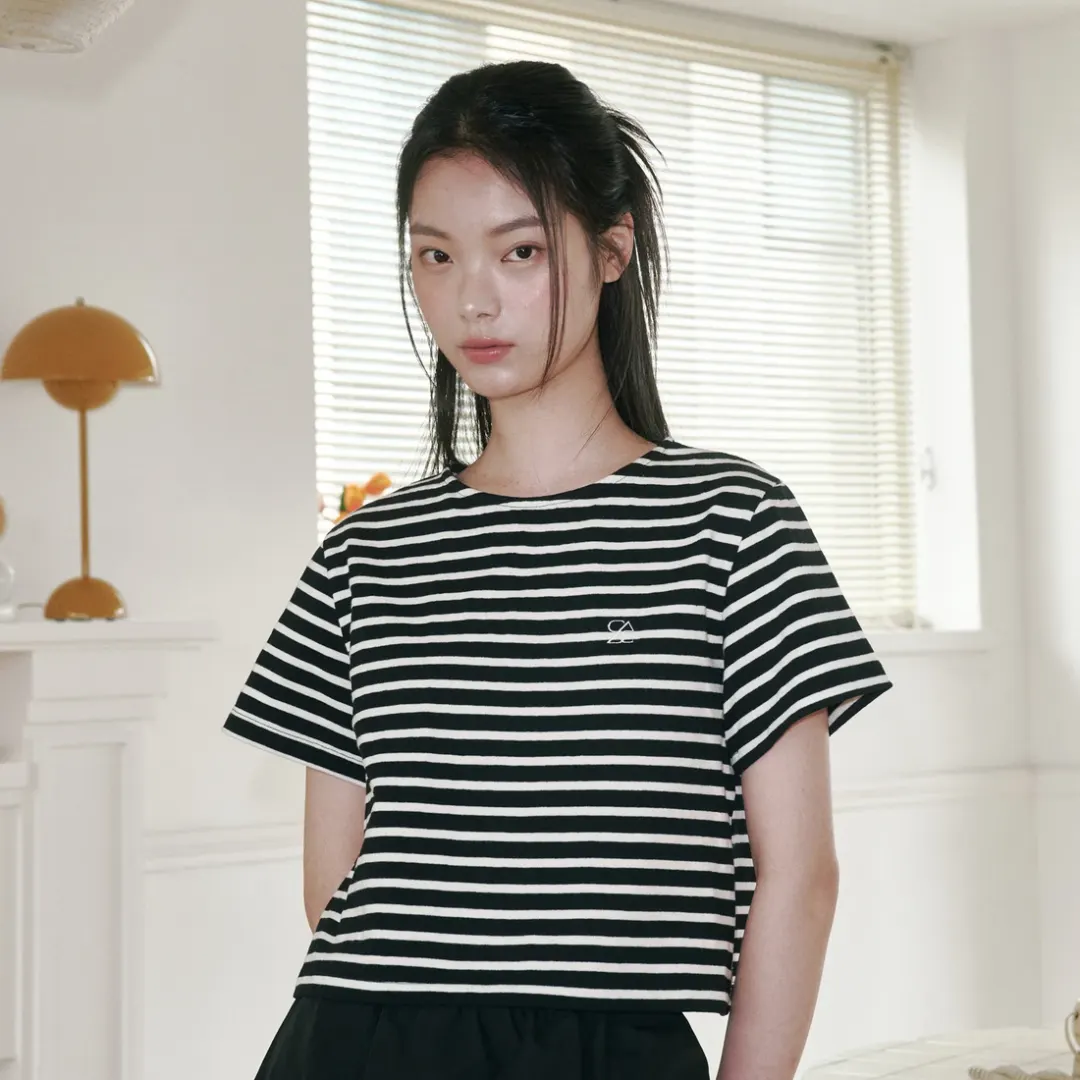 SAC スプライト オーバーフィット クロップTシャツ- Black