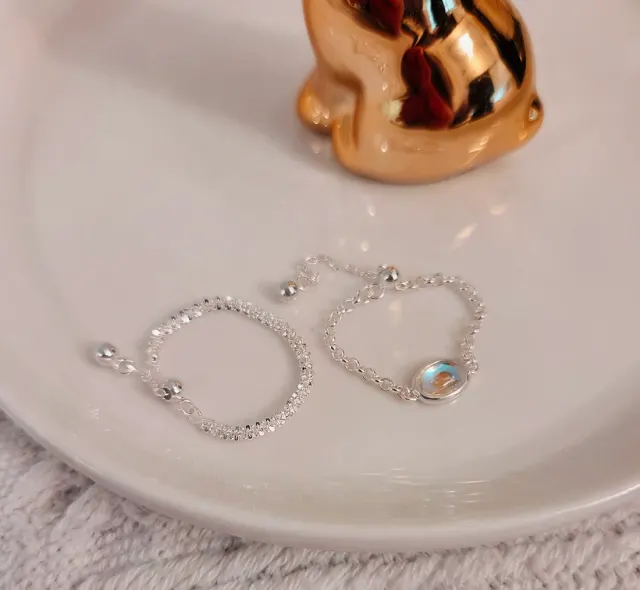 [Silver925] Oval Glow Flowering