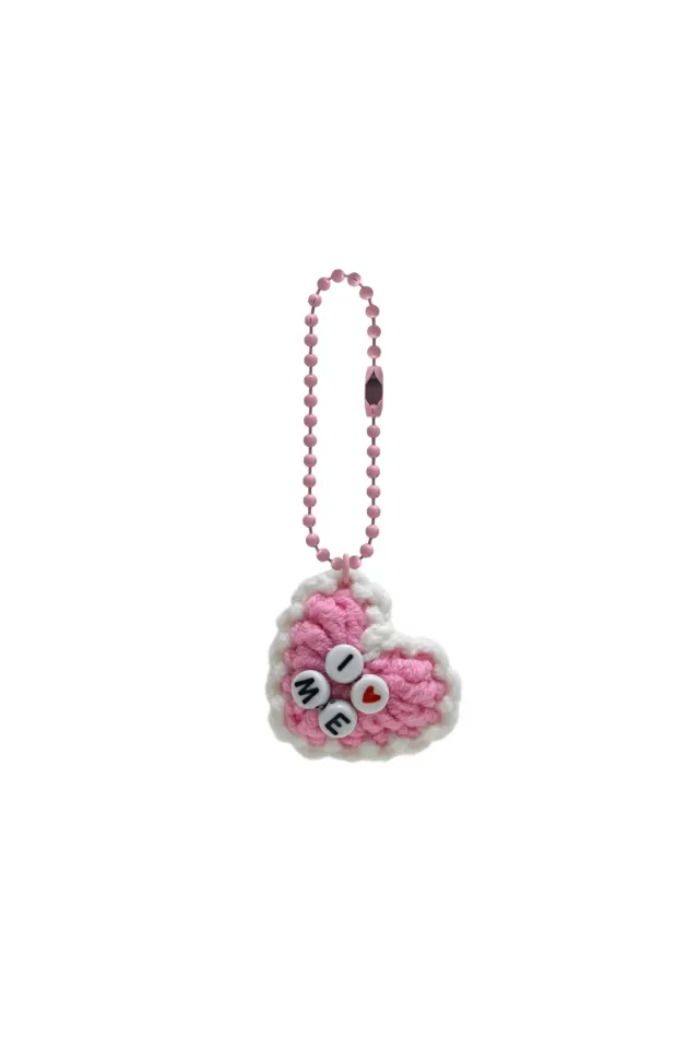 I Love Me Key Ring - Pink