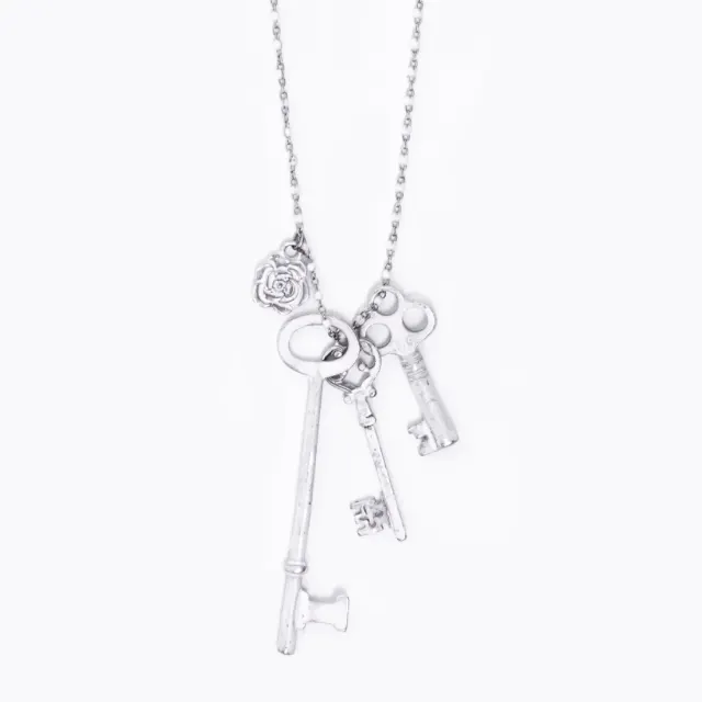 White Promise Token necklace