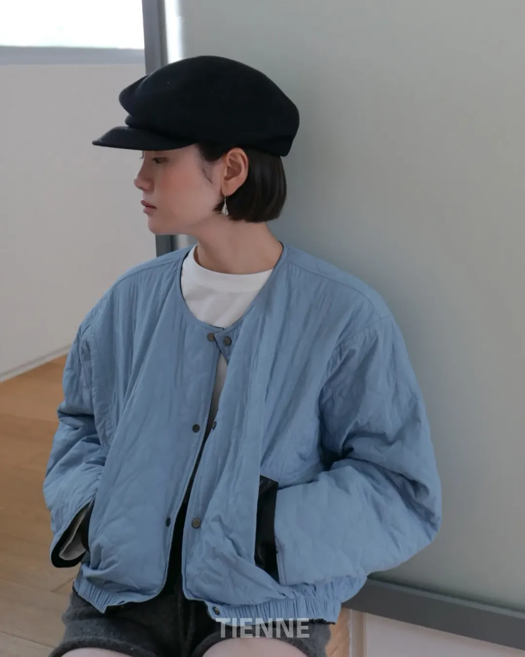 Reversible Leather Quilting Jacket