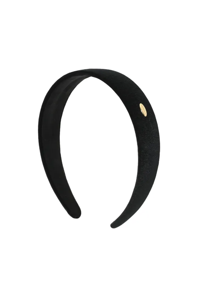 Thin Hair Band - Black Velvet