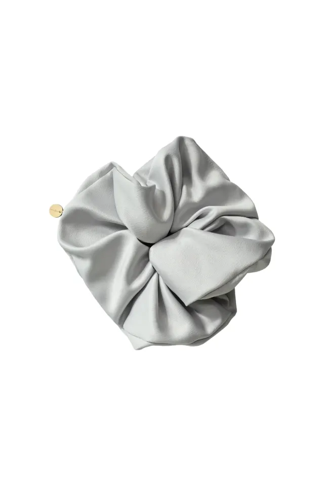 oooho Classic Scrunchie - Bright Gray