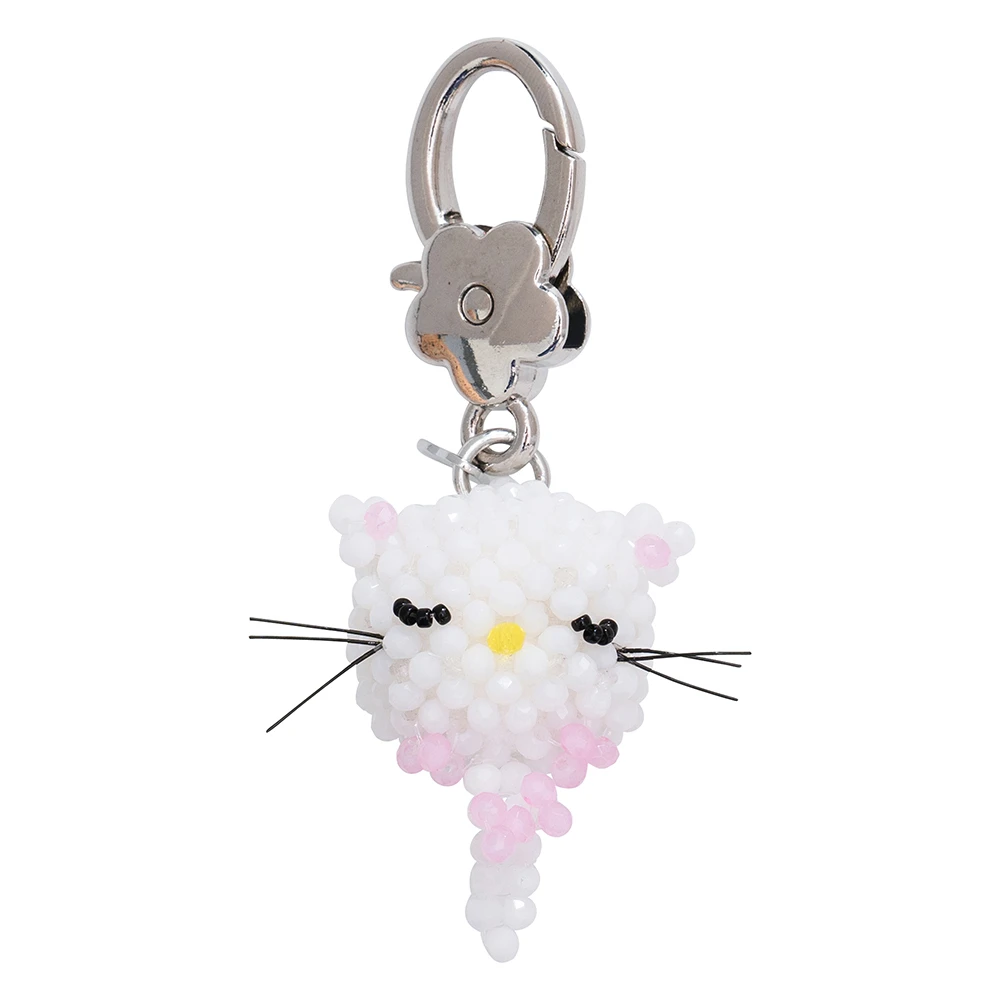 X YOUNGART] BABY CAT Beads Key Ring - 39Fashion