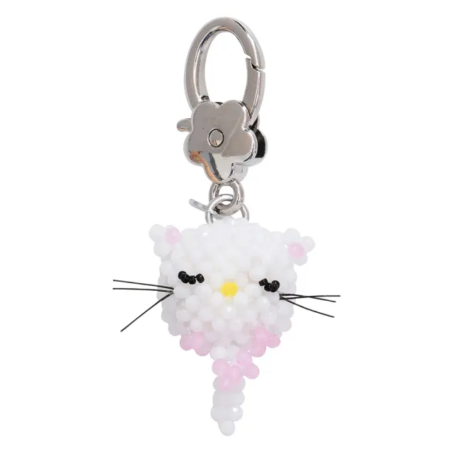 [X YOUNGART] BABY CAT Beads Key Ring