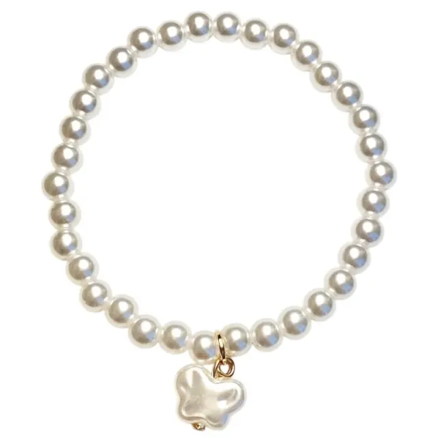 Pearl Butterfly Bracelet (5mm)