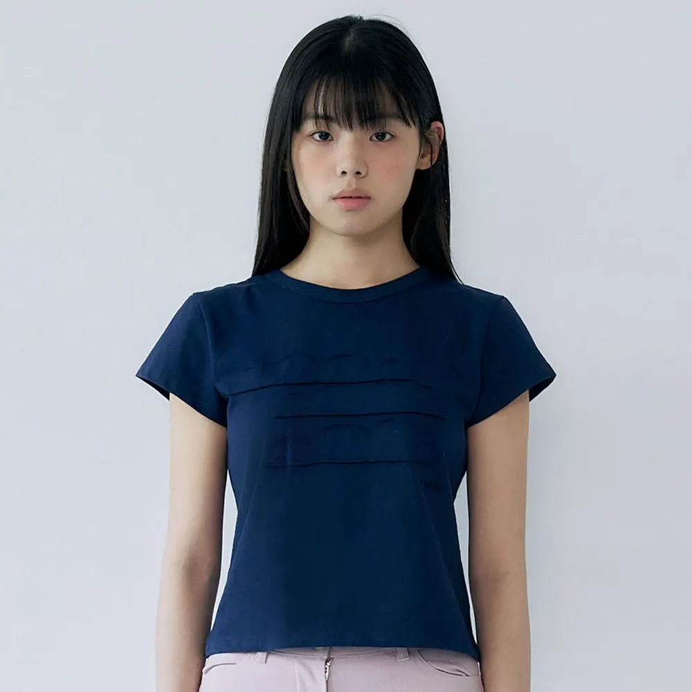 Cloud stitch t-shirt - Navy