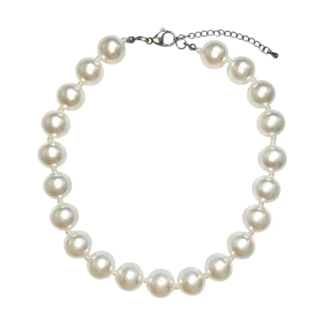 Big Pearl Beads Necklace