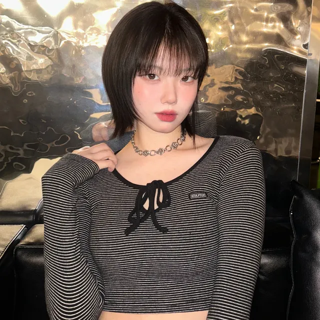 [Celeb Pick] Round rope chain Necklace