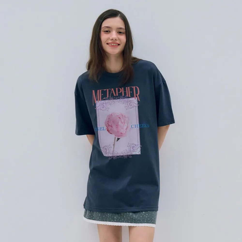 MET angel blossom DTP T-shirts Vintage charcoal