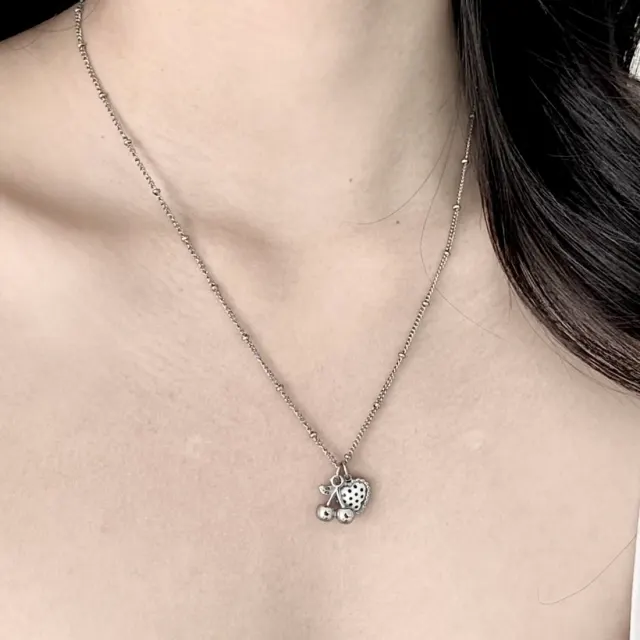 Twinkey cherry necklace