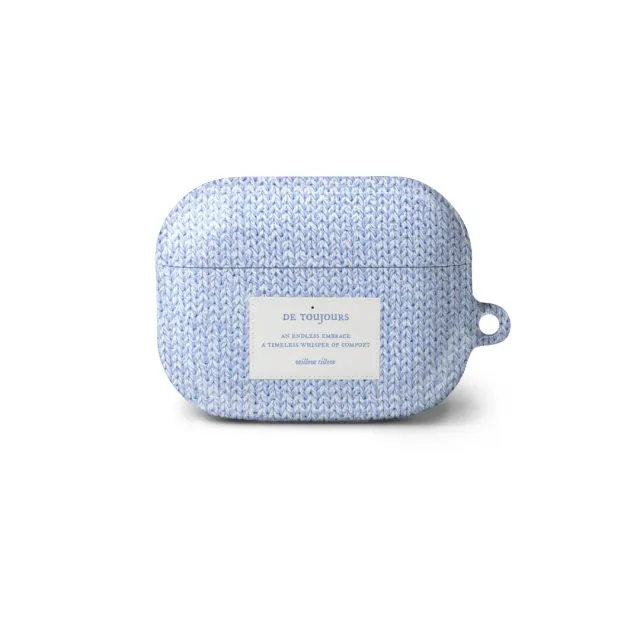 Soft Cloud Knit AirPods case