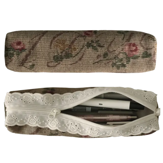 Lace Pencase - Rose