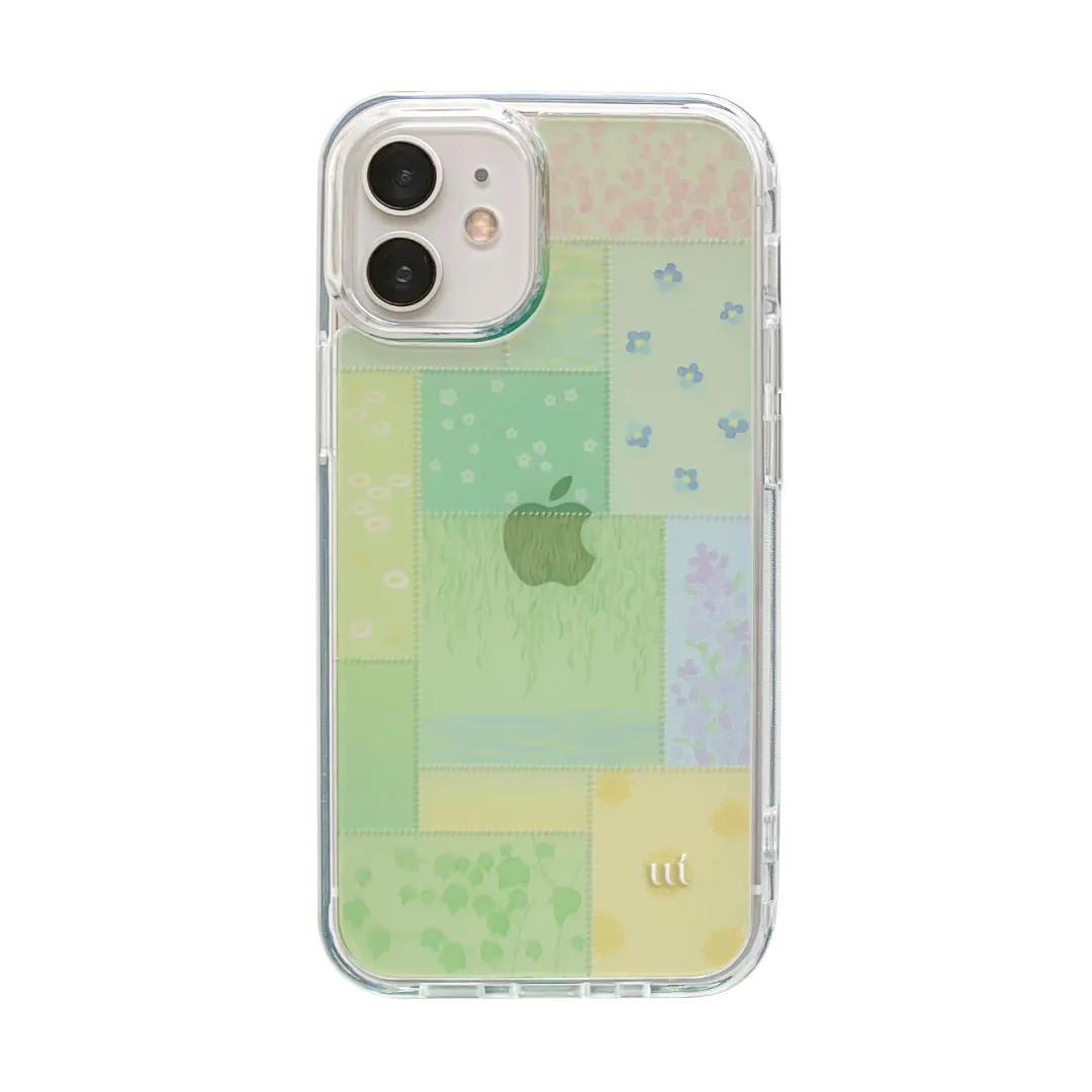 Green Patchwork Phonecase