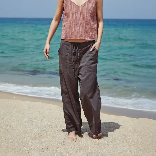 Roam Wide Pants Charcoal