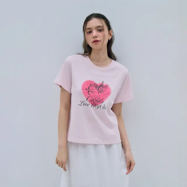 MET crack cupid T-shirts Milky pink