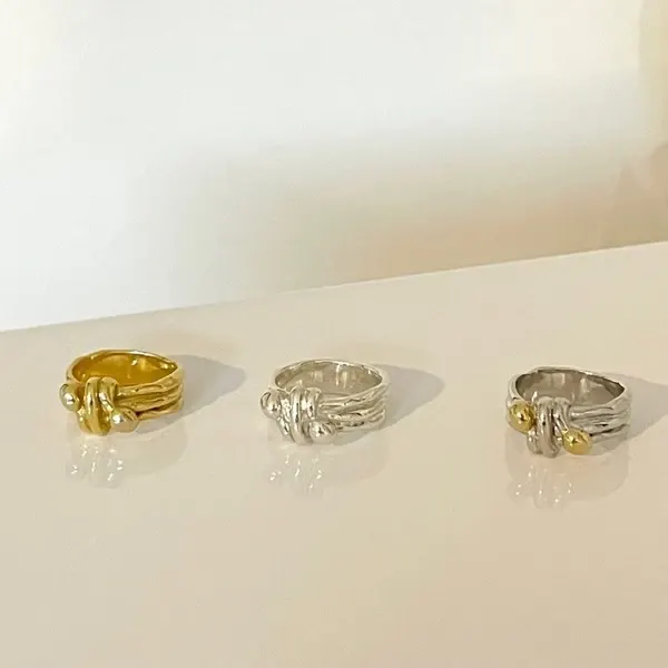 love & forgive olive ring