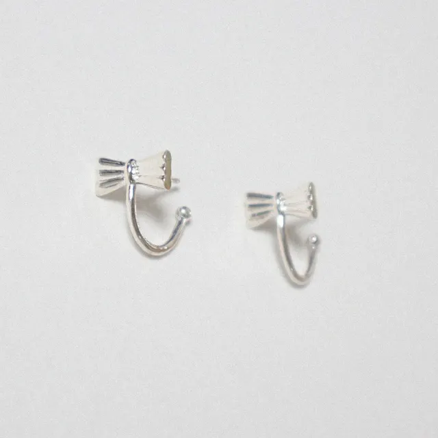 Bow Hoop Earring