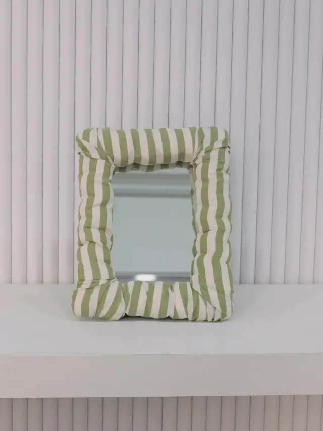 classic stripe mirror