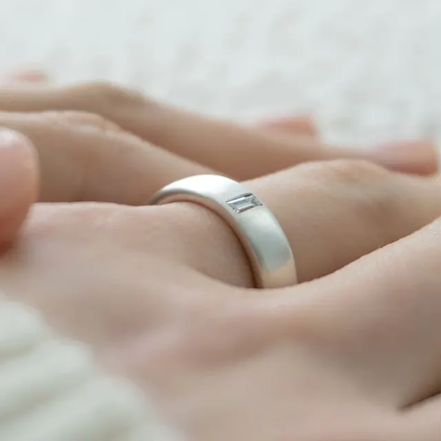 Oval Baguette Ring